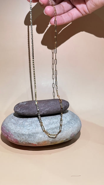 Gold Stainless Steel Chain Necklace for Women | Minimalist Jewelry