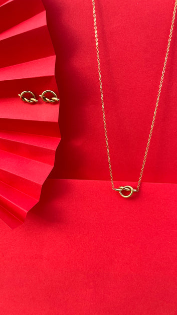 Minimalist Gold Stainless Steel Link Necklace for Women