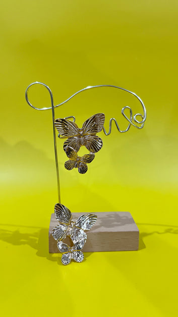 Butterfly foiled gold